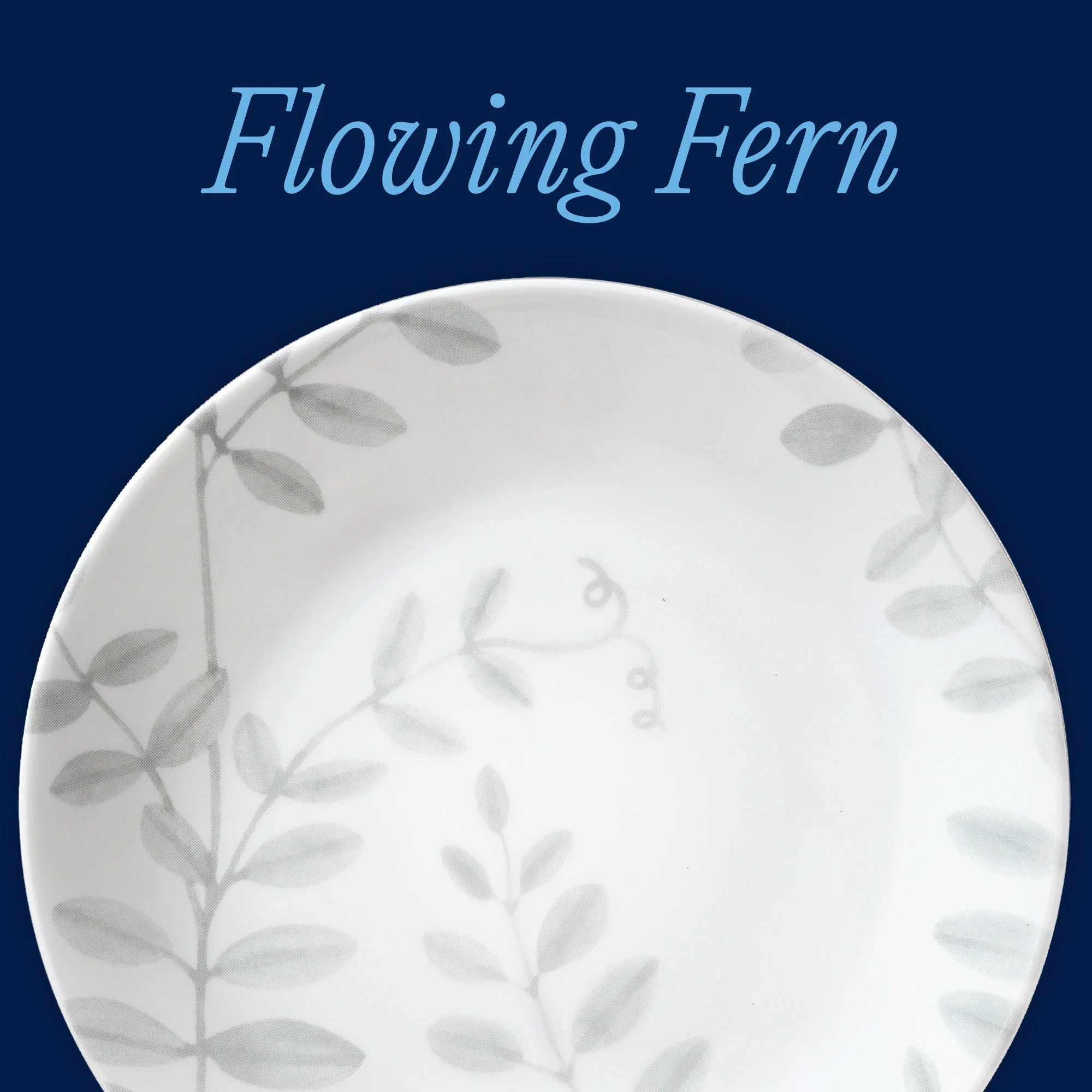 Corelle® Versatile Flowing Fern 8.5 Lunch Plate - Image 2
