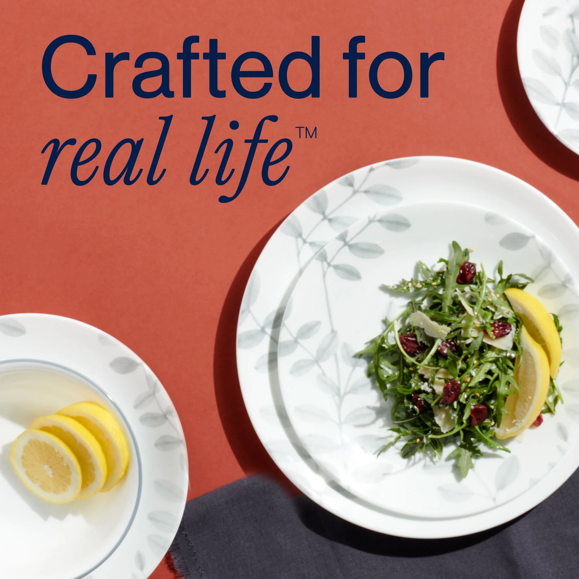 Corelle® Versatile Flowing Fern 8.5 Lunch Plate - Image 7
