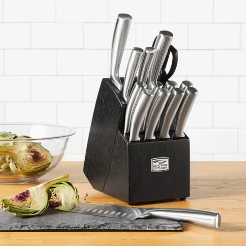 Alternative view of Corelle Chicago Chicago Cutlery® Malden™ 16-piece Stainless Steel Block Set