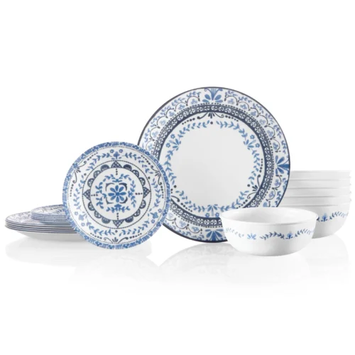 Corelle® Versatile Portofino 18-piece Dinnerware Set, Service for 6