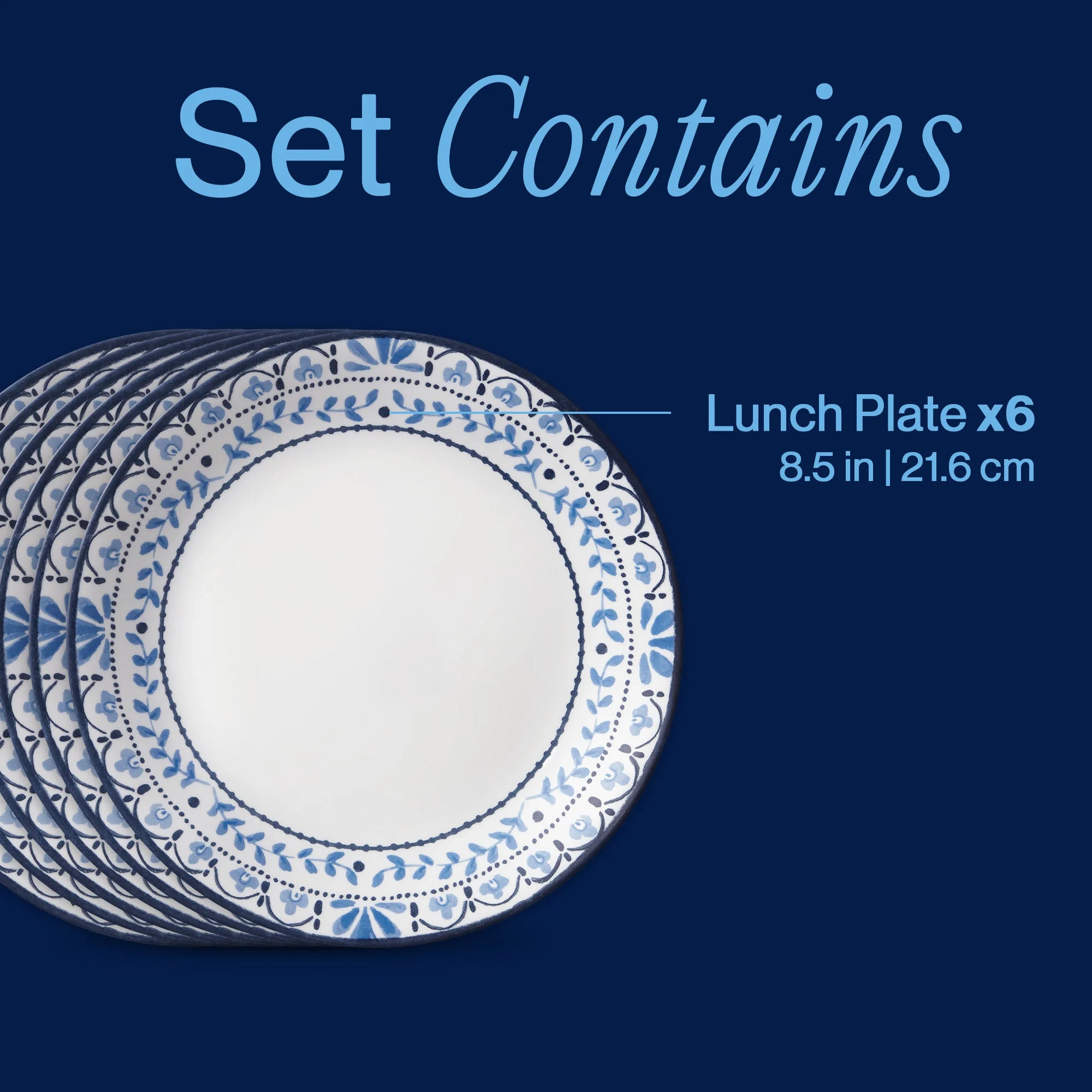 Corelle® Versatile Portofino 8.5 Salad Plates, 6-pack - Image 3