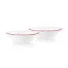 Corelle® Versatile Radiant Red Banded 1-quart Serving Bowls, 2-pack