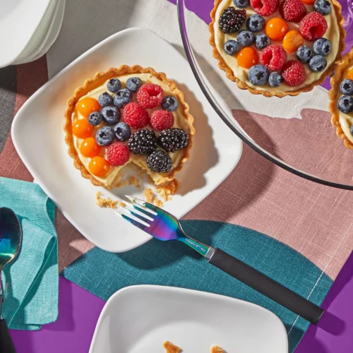 Alternative view of Corelle® Versatile Square™ Pure White 12-piece Dinnerware Set with Appetizer Plates, Service for 4