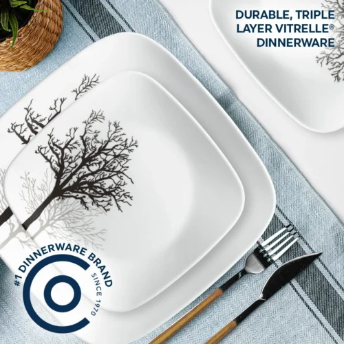 Alternative view of Corelle® Versatile Timber Shadows 18-piece Dinnerware Set, Service for 6