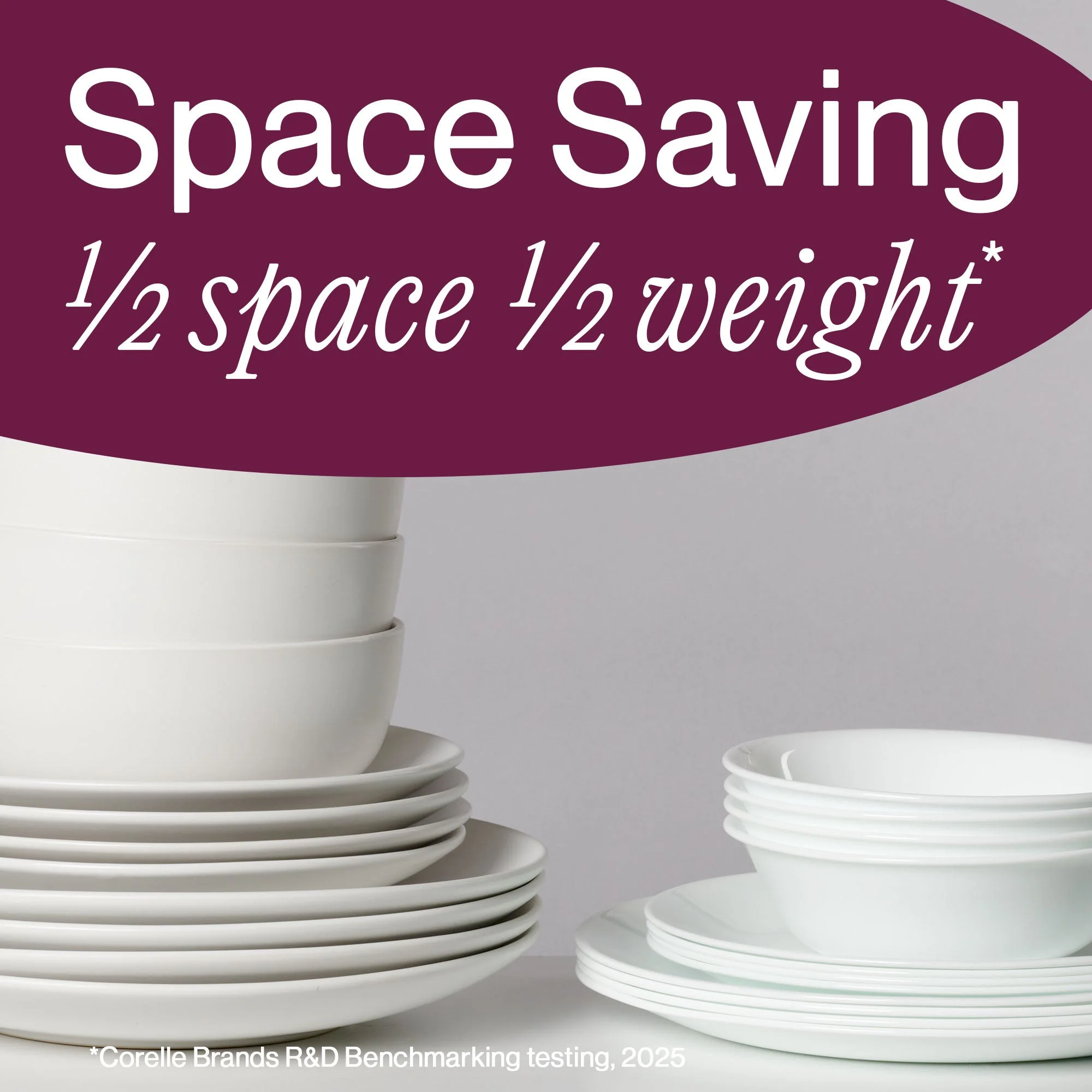 Corelle® Versatile Shimmering White 32-piece Dinnerware Set, Service for 8 - Image 8