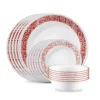 Corelle® Versatile Terra Rosa 18-piece Dinnerware Set, Service for 6