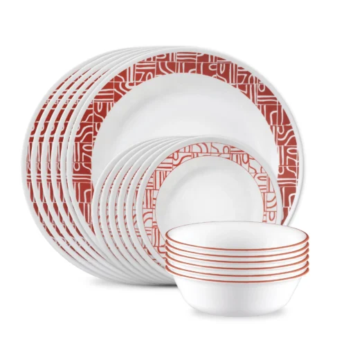 Corelle® Versatile Terra Rosa 18-piece Dinnerware Set, Service for 6
