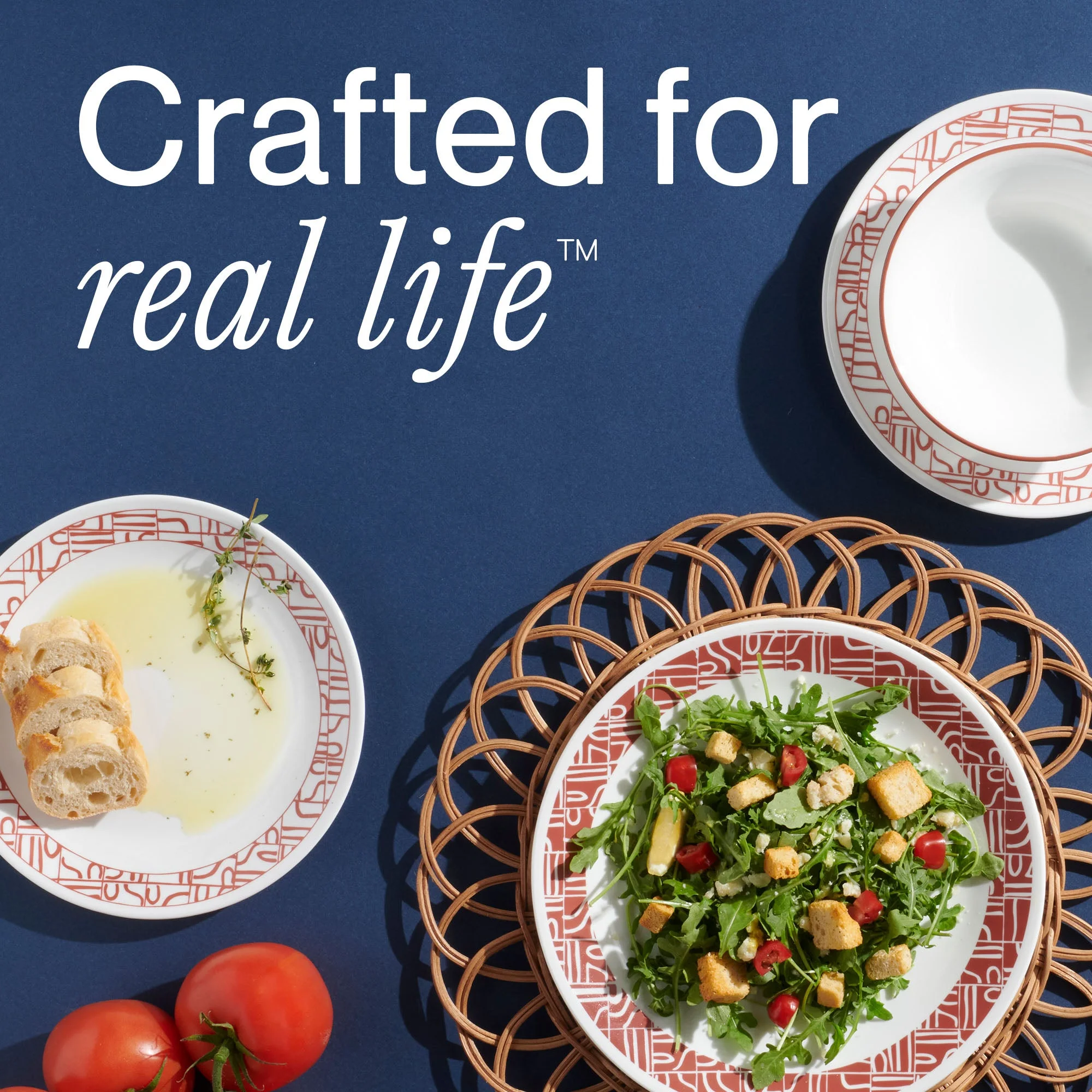 Corelle® Versatile Terra Rosa 18-piece Dinnerware Set, Service for 6 - Image 7