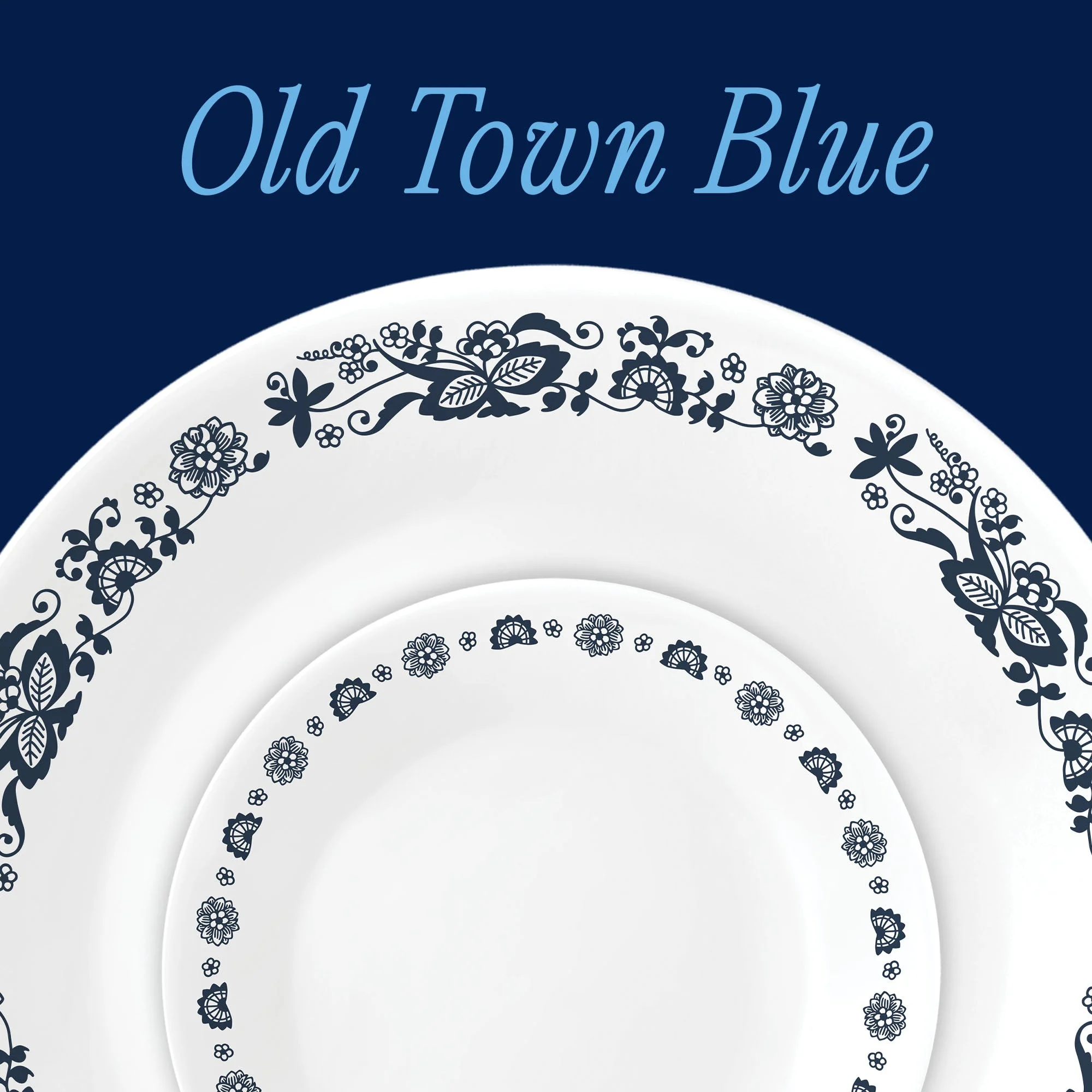 Corelle® Versatile Old Town Blue II 18-piece Dinnerware Set, Service for 6 - Image 2