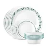 Corelle® Versatile Spring Blossom Green II 18-piece Dinnerware Set, Service for 6