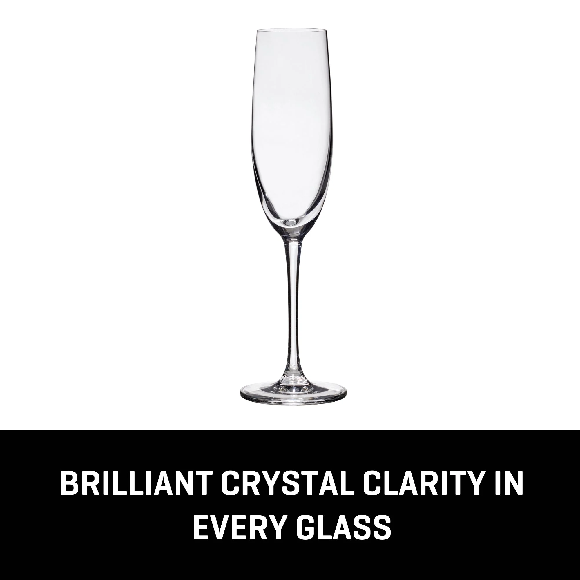 Lucaris Bangkok Bliss Champagne Flute Glasses (4-Pieces), 6-ounce, Dishwasher Safe, Lead-free Crystalline - Image 4