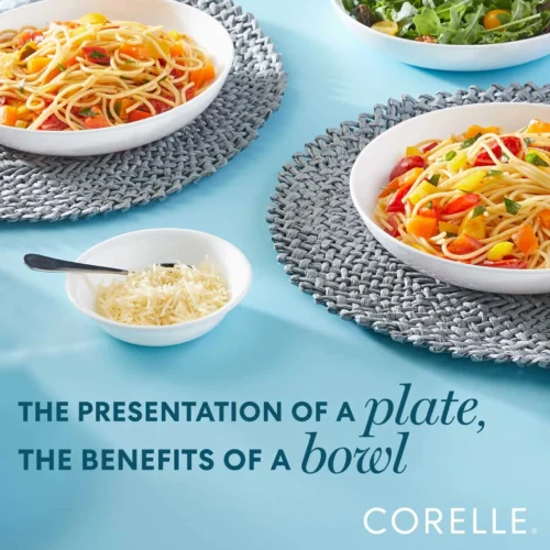 Alternative view of Corelle® Versatile Winter Frost White 30-ounce Versa Meal Bowls, 4-pack