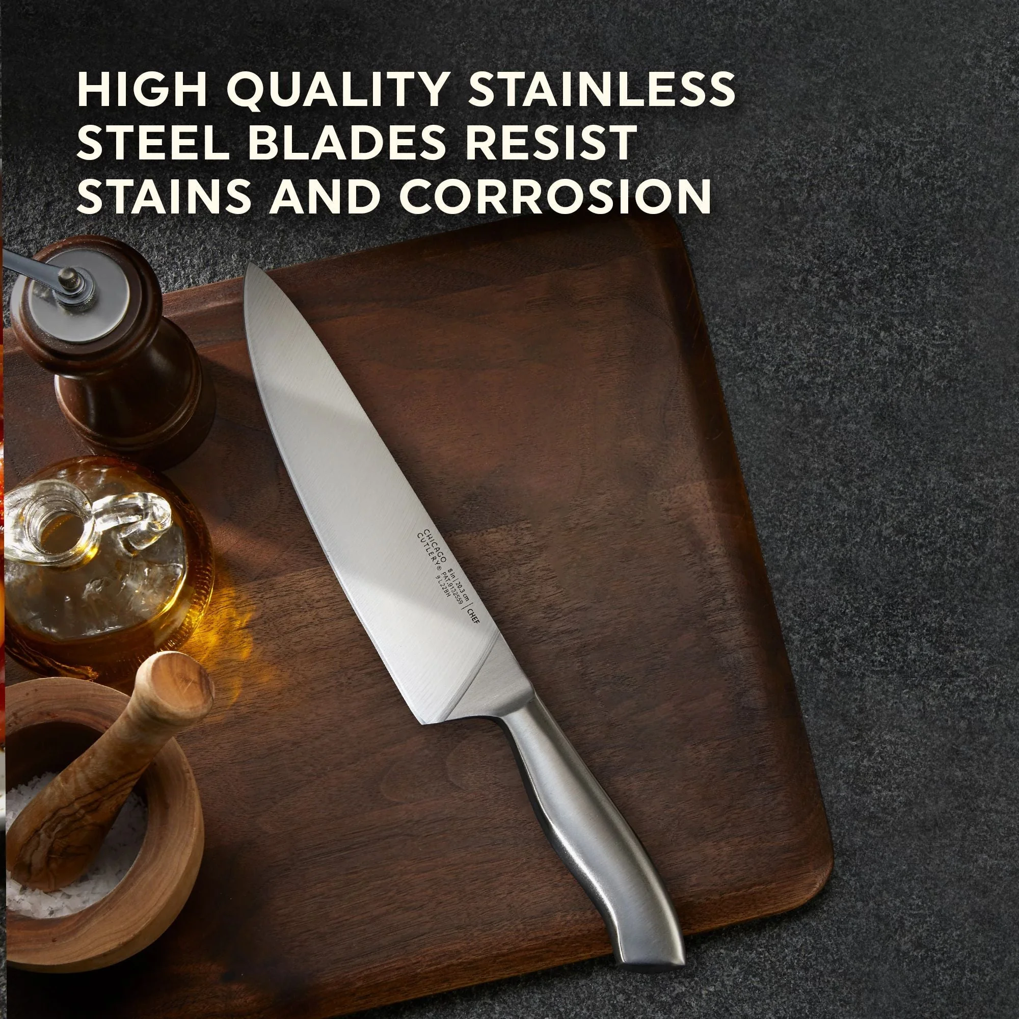Corelle Chicago Chicago Cutlery® Insignia Steel™ 3-piece Knife Set - Image 4