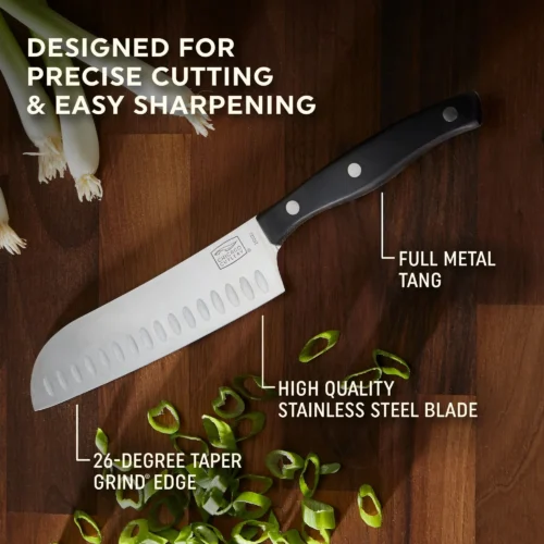Alternative view of Corelle Chicago Chicago Cutlery® Ellsworth 2-piece Santoku Knife
