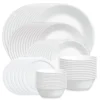 Corelle® Versatile Winter Frost White 66-piece Dinnerware Set, Service for 12
