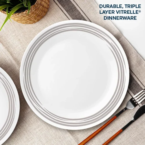 Alternative view of Corelle® Versatile Brushed Silver 8.5 Salad Plate