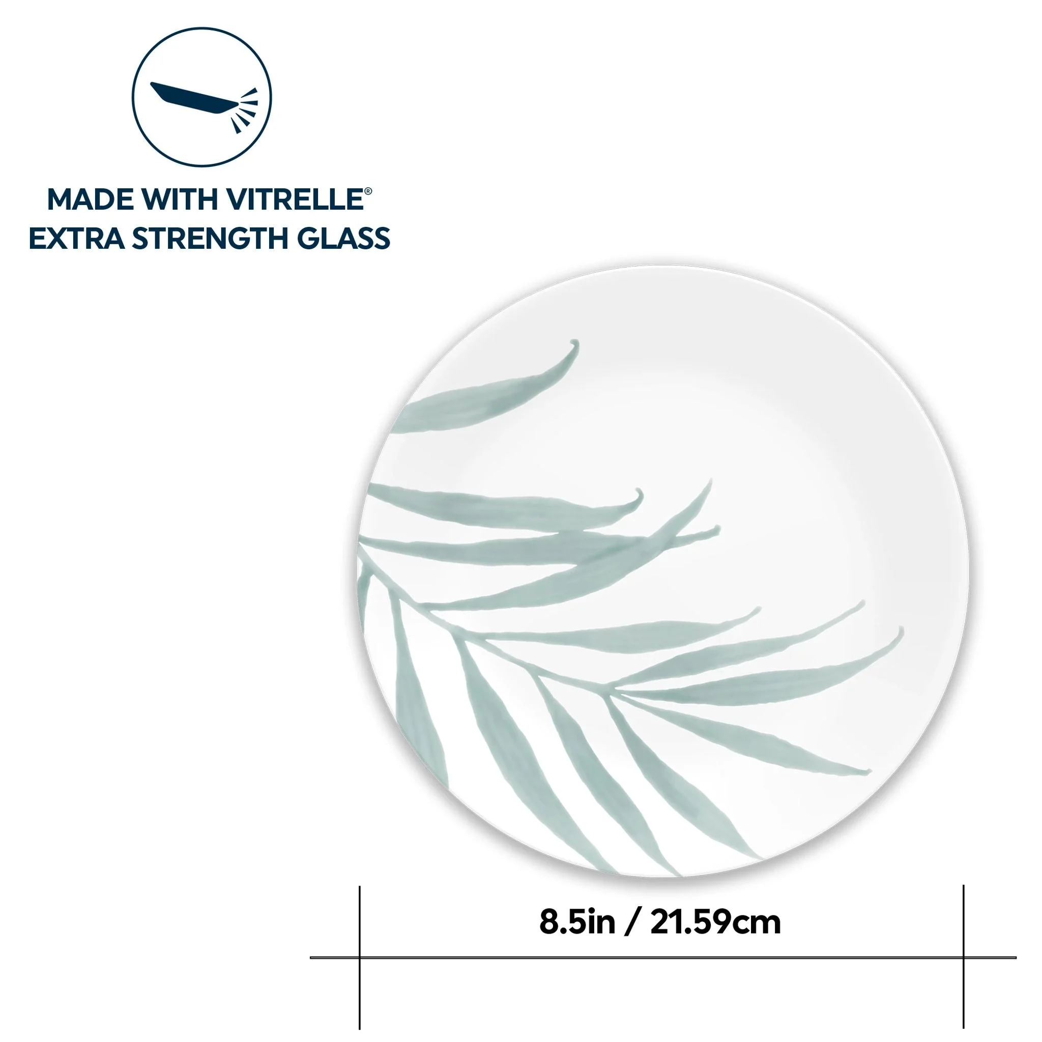 Corelle® Versatile Solar Print 8.5 Salad Plate, EXCLUSIVE - Image 4
