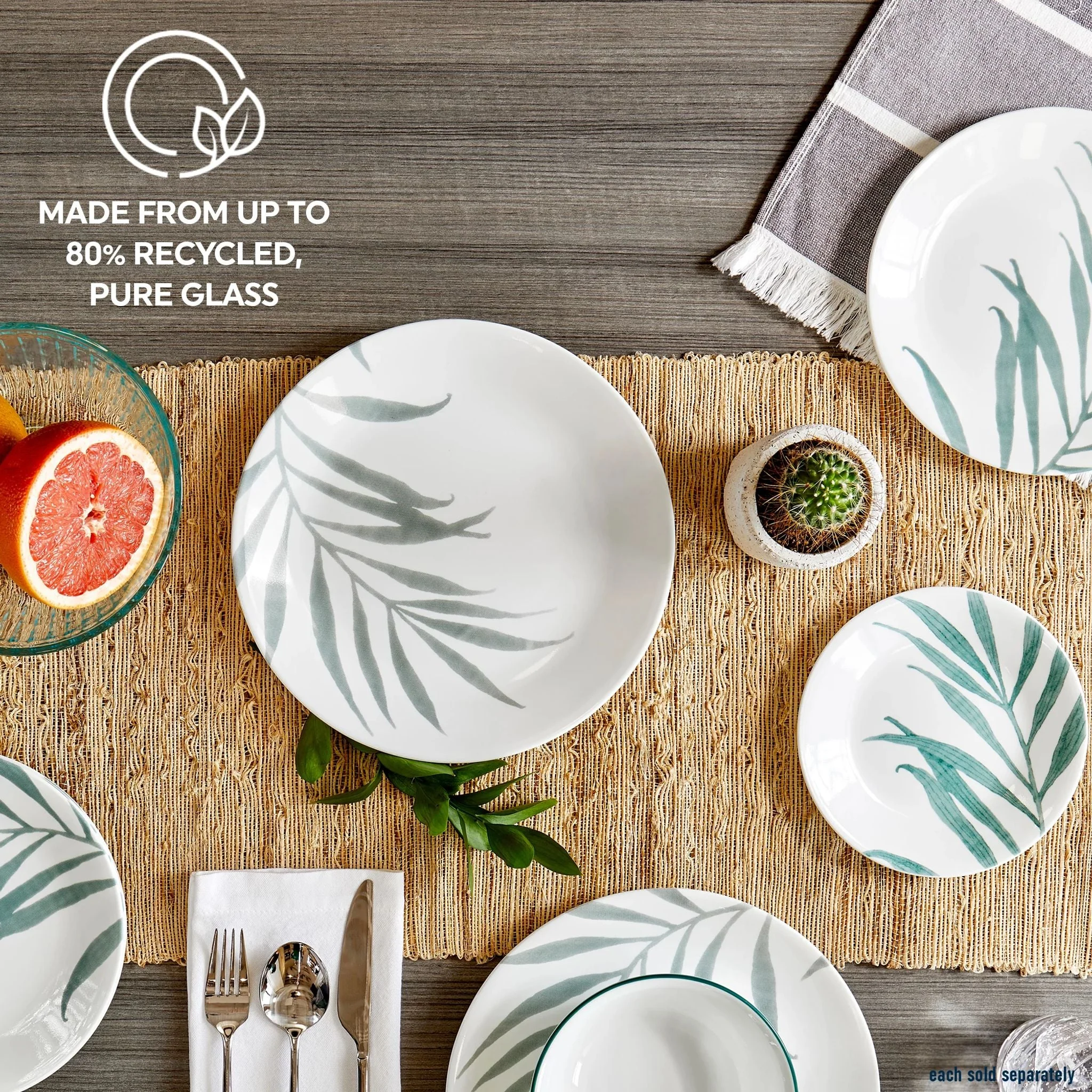 Corelle® Versatile Solar Print 8.5 Salad Plate, EXCLUSIVE - Image 5