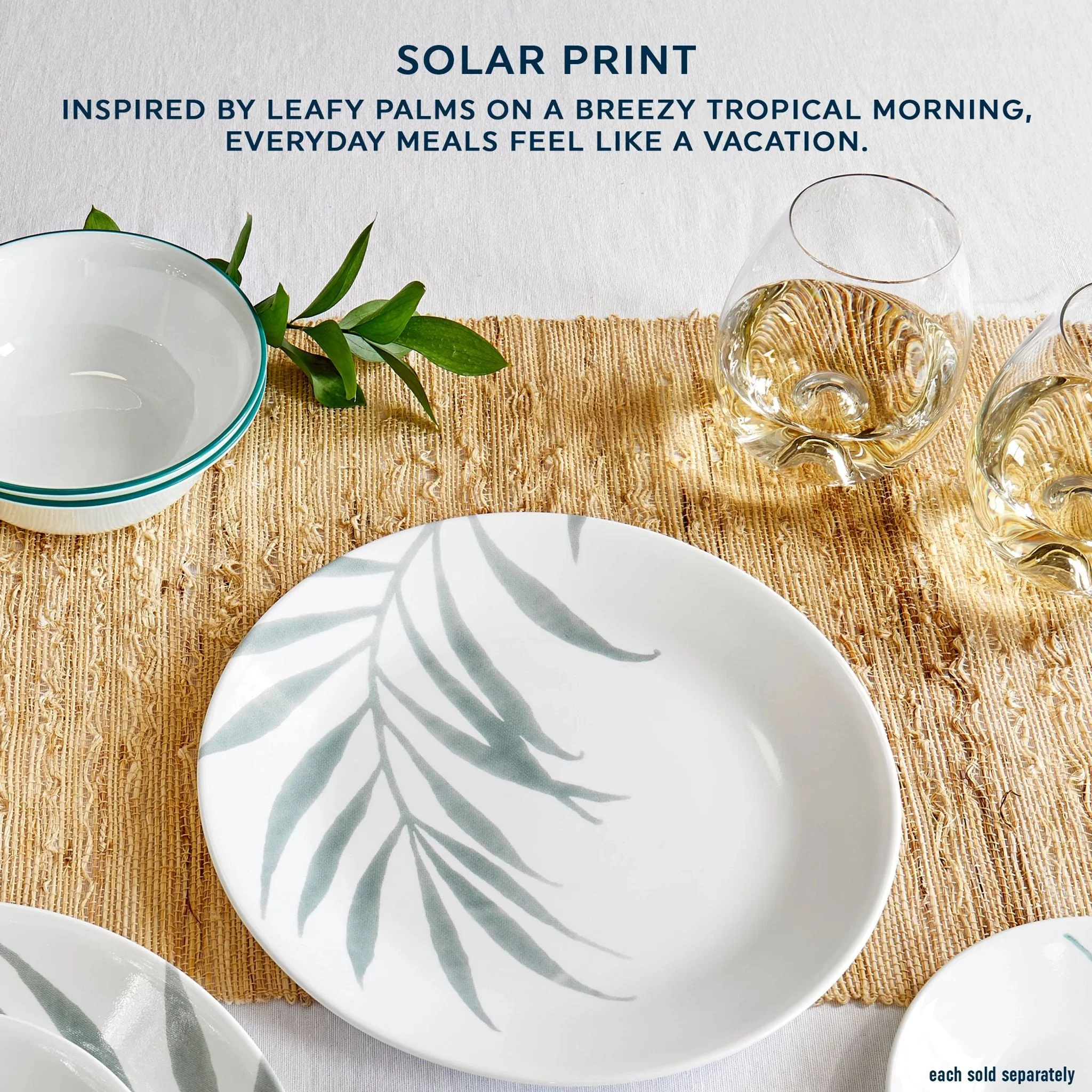 Corelle® Versatile Solar Print 8.5 Salad Plate, EXCLUSIVE - Image 6