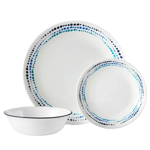 Corelle® Versatile Ocean Blues 12-piece Dinnerware Set, Service for 4