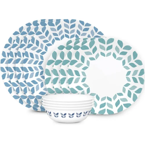 Corelle® Versatile Global Collection Northern Pines 12-piece Dinnerware Set, Service for 4