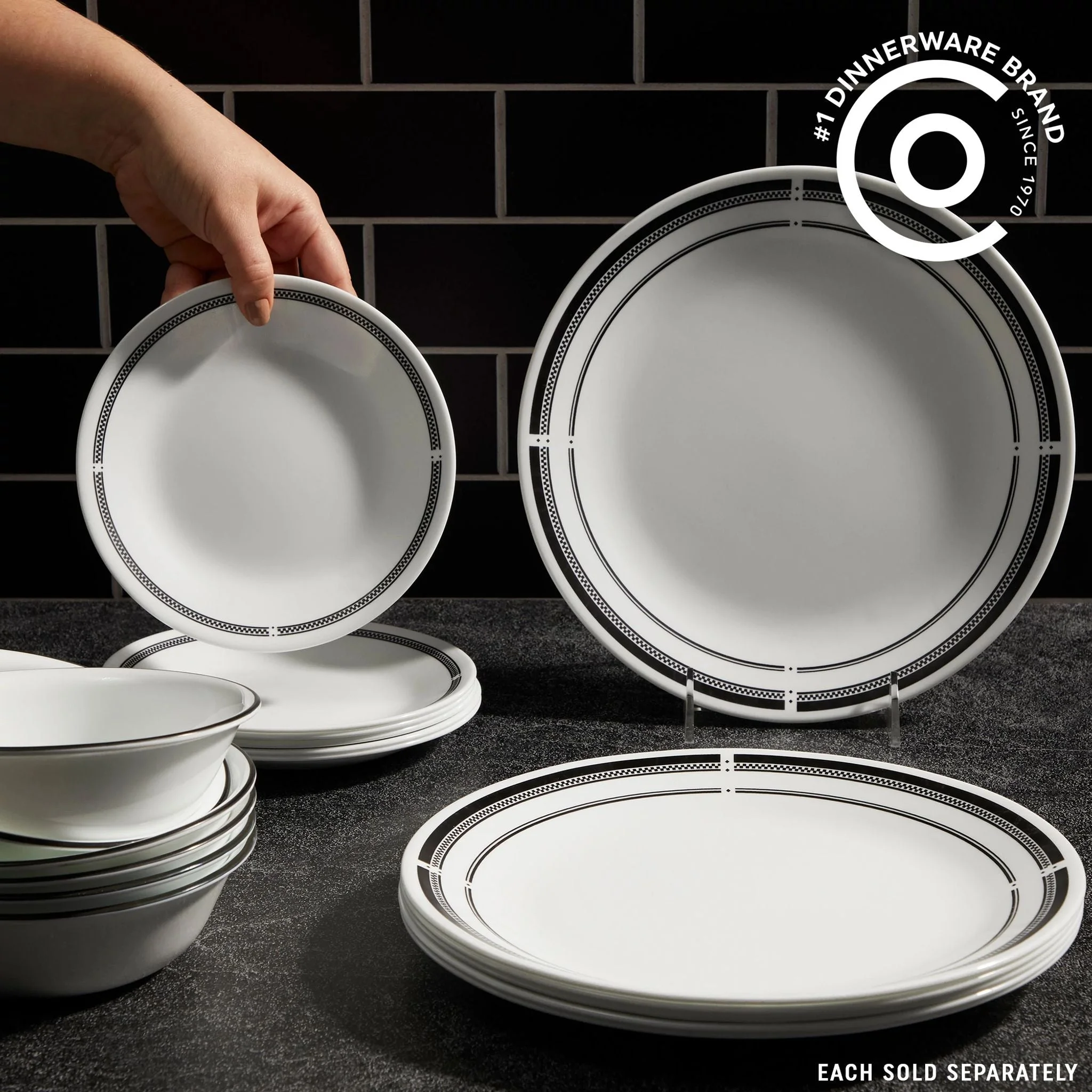 Corelle® Versatile Brasserie 6.75 Appetizer Plate - Image 4