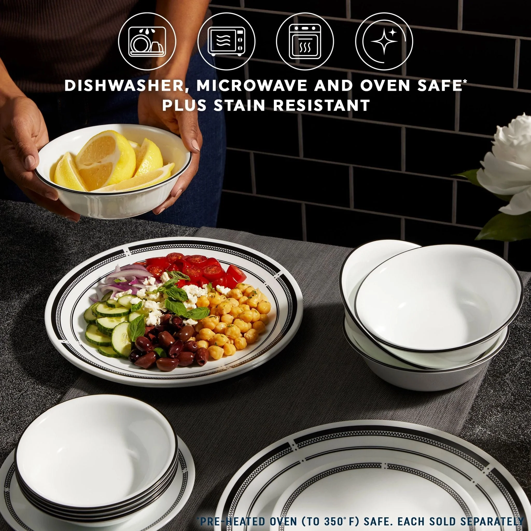 Corelle® Versatile Brasserie 6.75 Appetizer Plate - Image 5