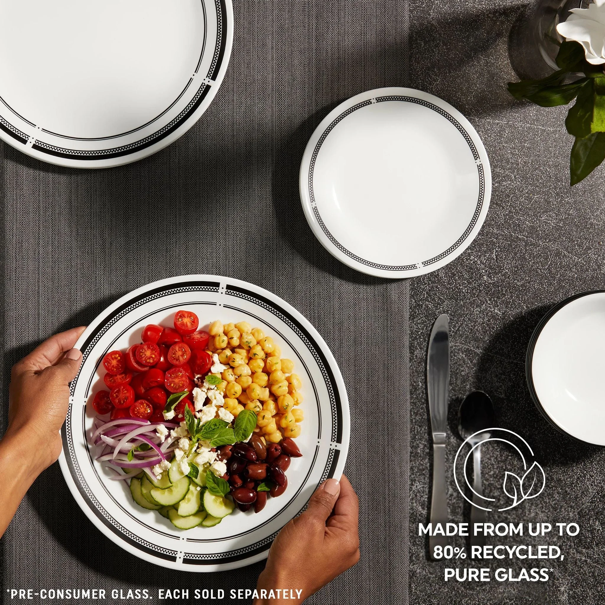 Corelle® Versatile Brasserie 6.75 Appetizer Plate - Image 6