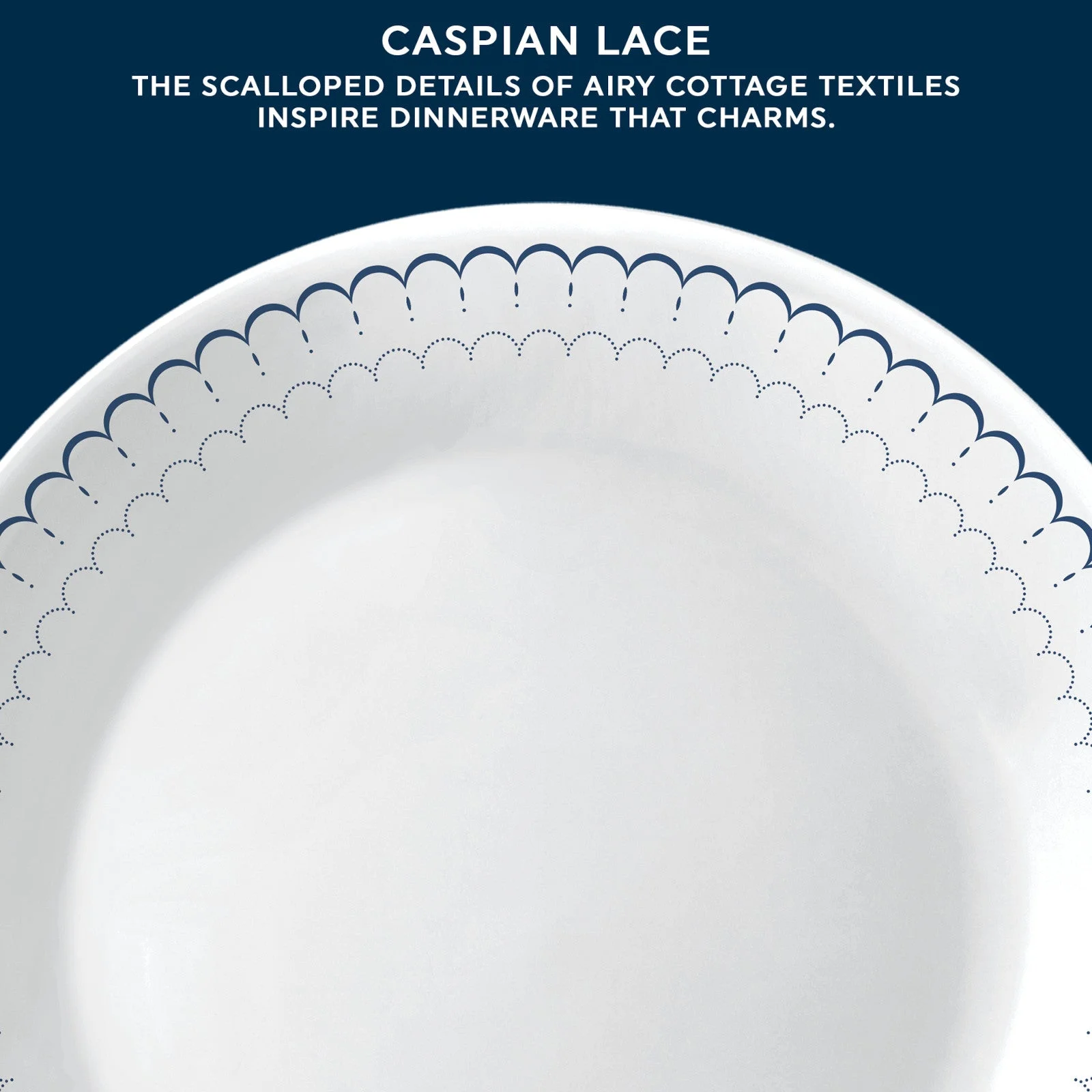 Corelle® Versatile Caspian Lace 66-piece Dinnerware Set, Service for 12 - Image 3