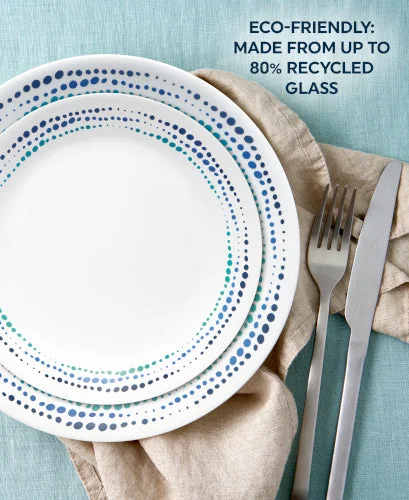 Alternative view of Corelle® Versatile Ocean Blues 12-piece Dinnerware Set, Service for 4
