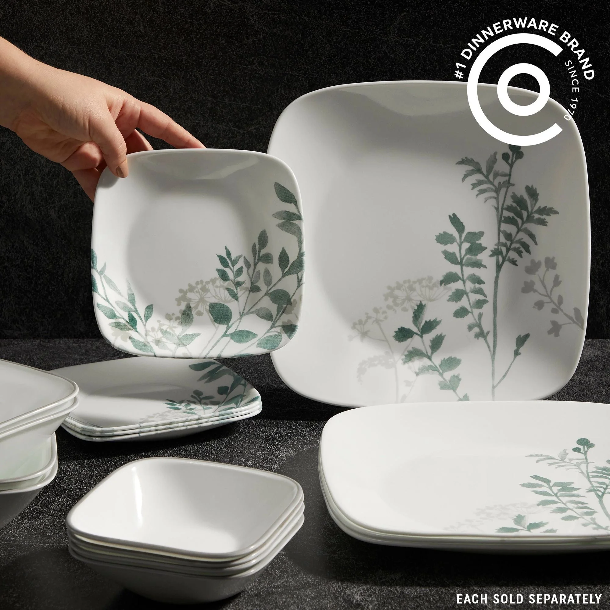 Corelle® Versatile Square Amalie 6.5 Appetizer Plate - Image 2