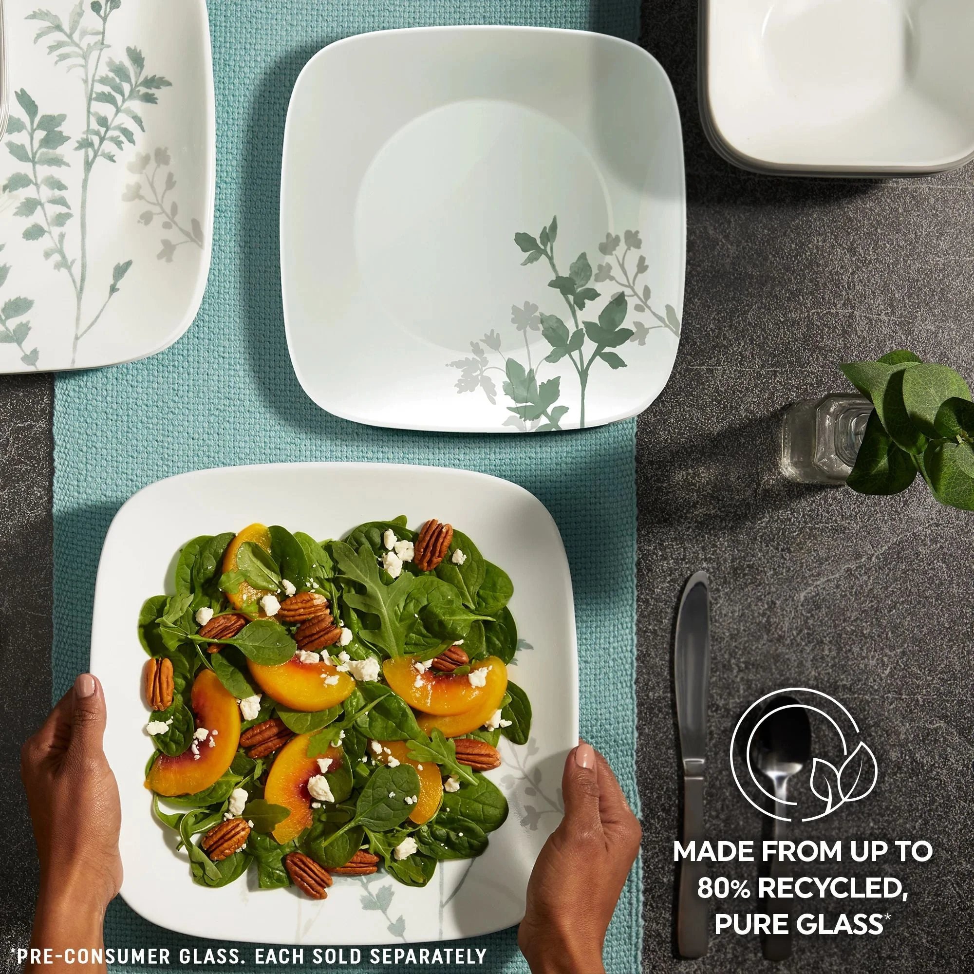 Corelle® Versatile Square Amalie 6.5 Appetizer Plate - Image 5