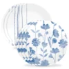 Corelle® Versatile Botanical Stripes 8.5 Salad Plates, 6 Pack