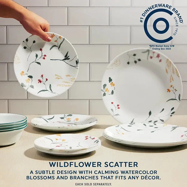 Corelle® Versatile Wildflower Scatter 18-ounce Cereal Bowl - Image 3