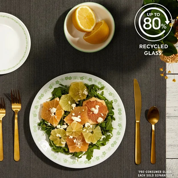 Corelle® Versatile Spring Blossom Green 6.75 Appetizer Plate - Image 5