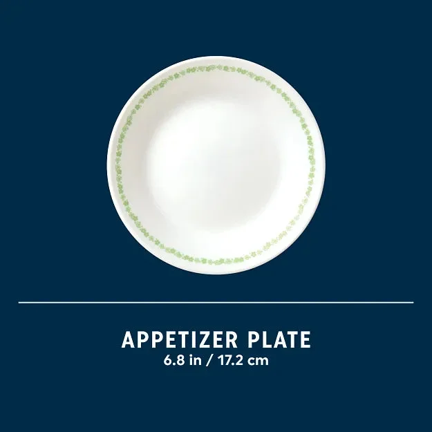 Corelle® Versatile Spring Blossom Green 6.75 Appetizer Plate - Image 7