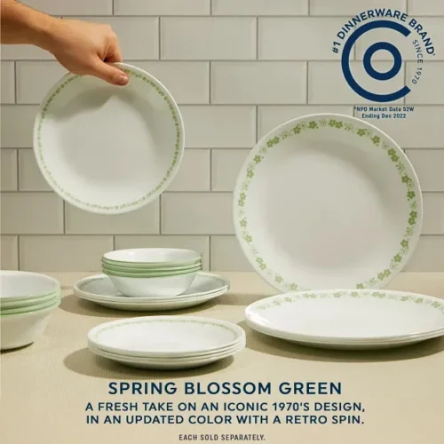 Alternative view of Corelle® Versatile Spring Blossom Green 18-ounce Cereal Bowl