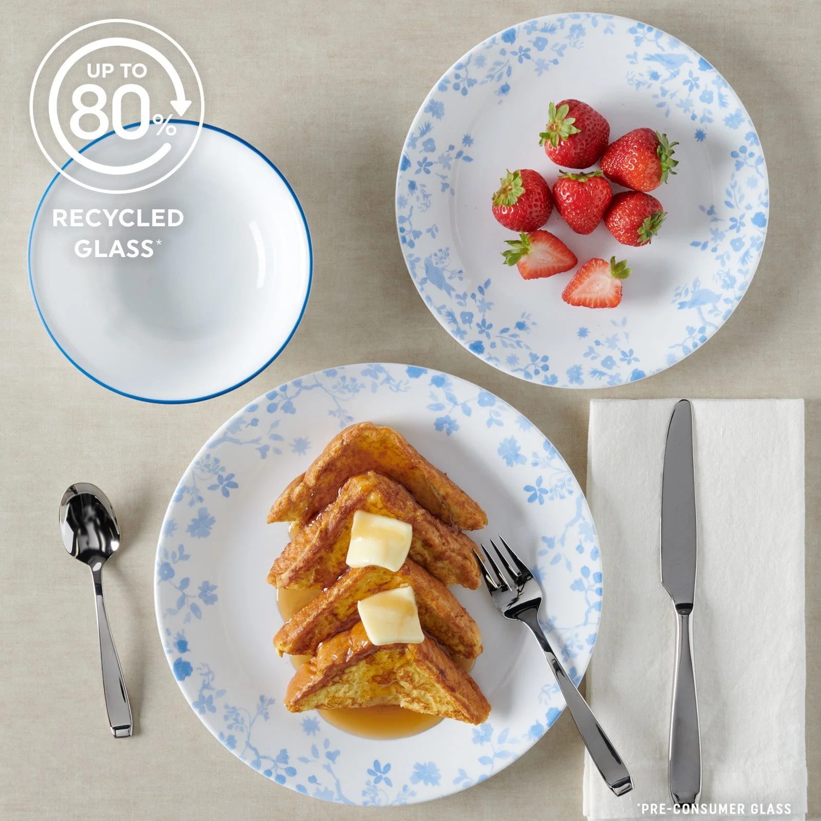 Corelle® Versatile Garden Song 12-piece Dinnerware Set, Service for 4 - Image 6