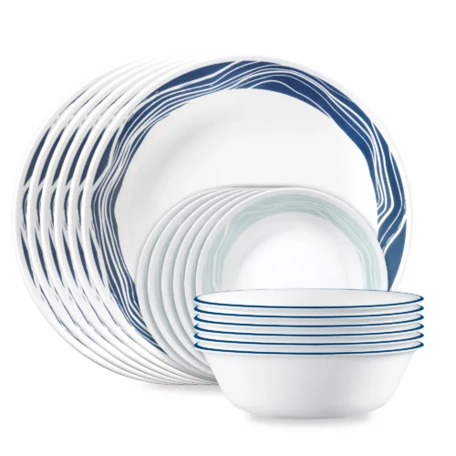 Corelle® Versatile Acadia 18-piece Dinnerware Set, Service for 6