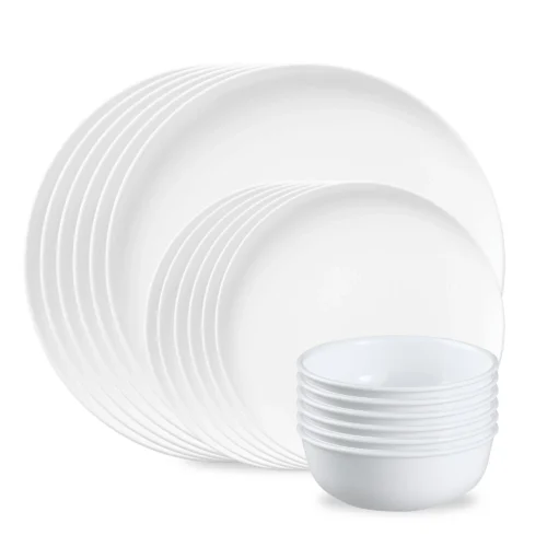 Corelle® Versatile Modern Rounds 18-piece Dinnerware Set, Service for 6