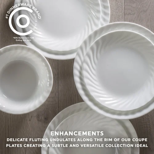 Alternative view of Corelle® Versatile Enhancements 10.25 Glass Dinner Plate