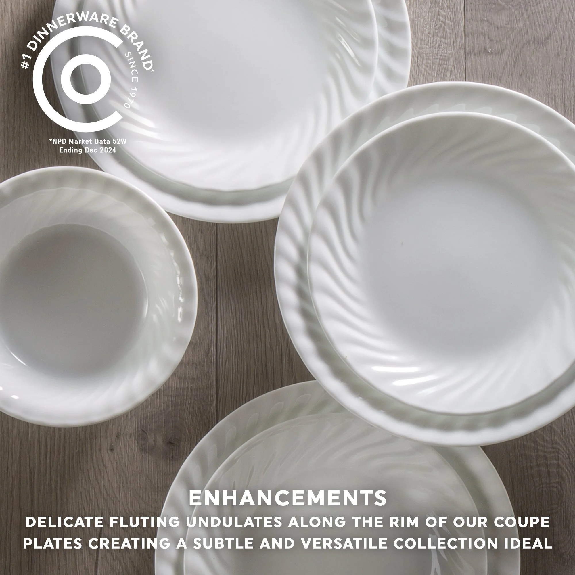 Corelle® Versatile Enhancements 10.25 Glass Dinner Plate - Image 2