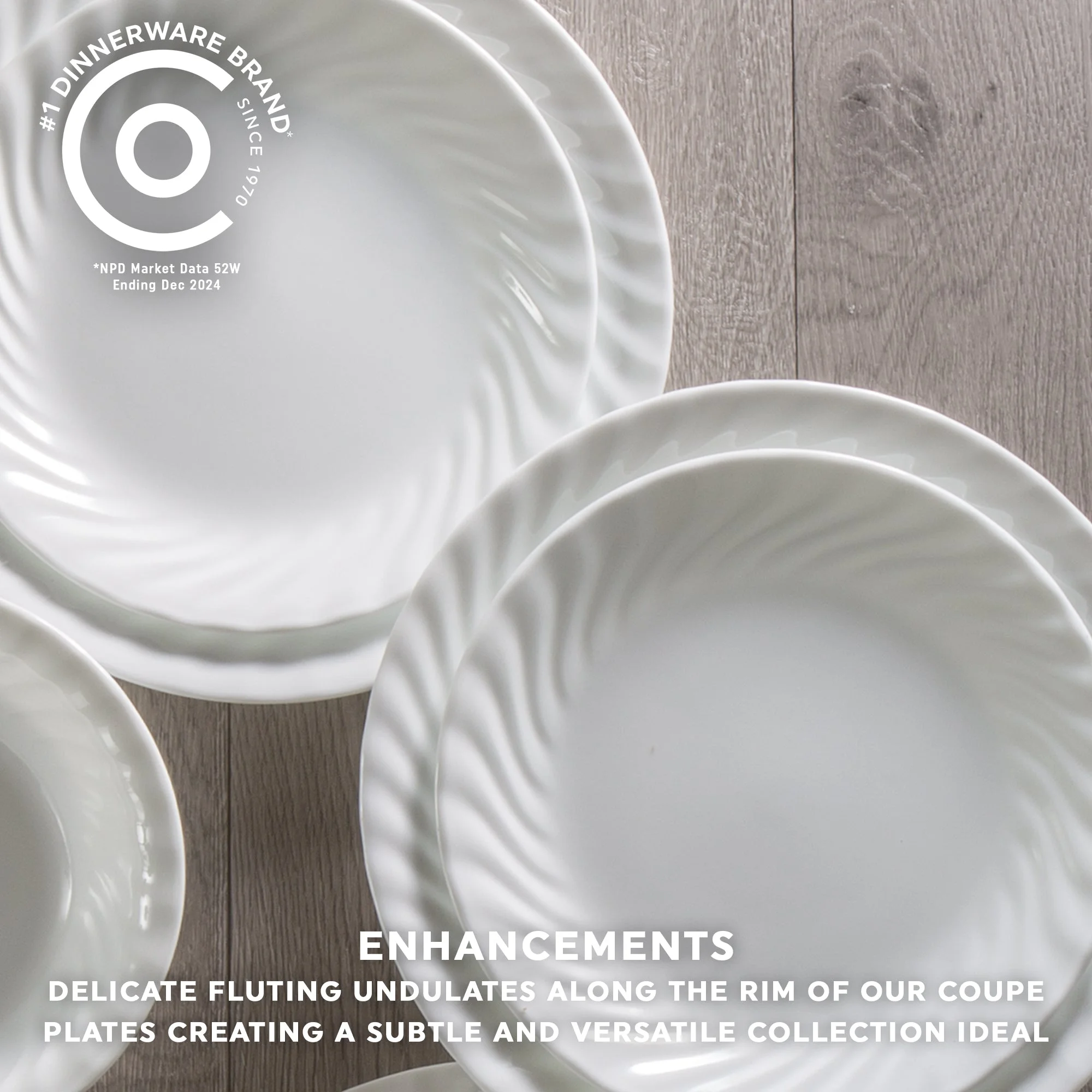 Corelle® Versatile Enhancements 8.5 Salad Plate - Image 2