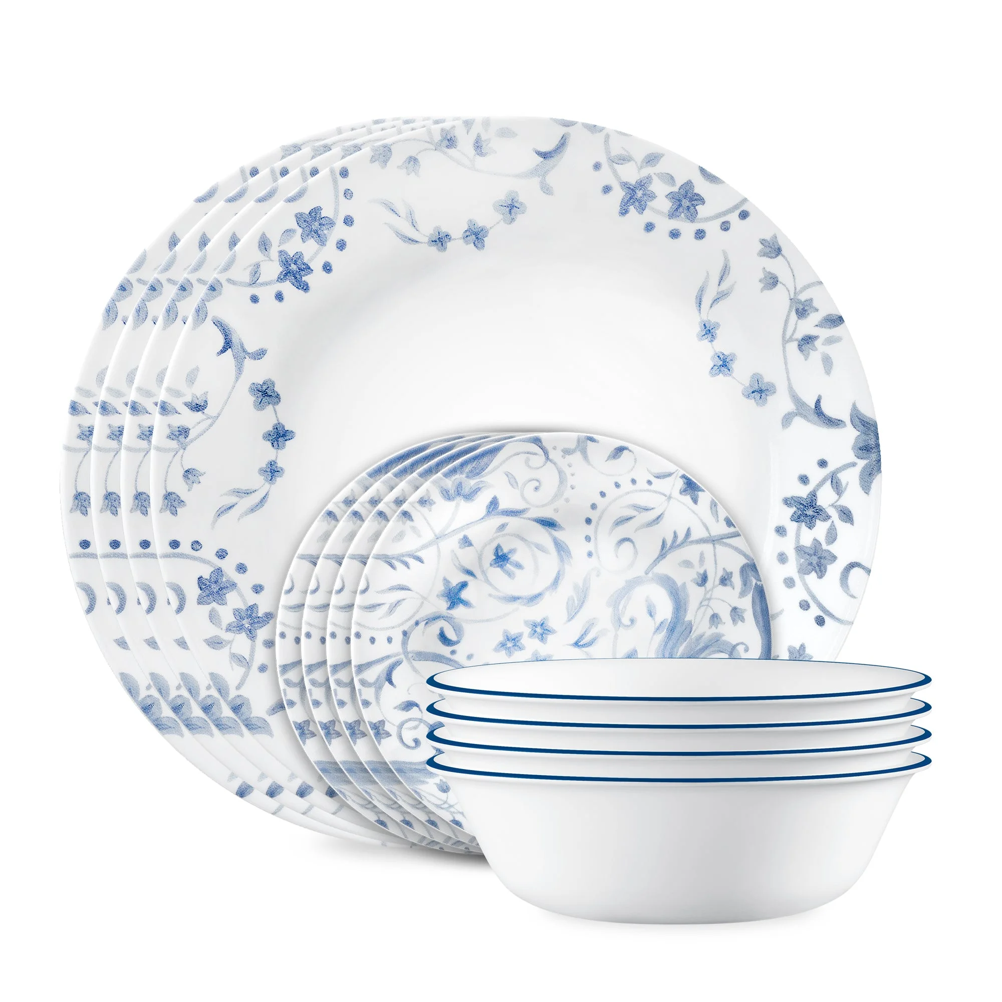 Corelle® Versatile Darlington 12-piece Dinnerware Set, Service for 4