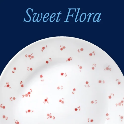 Alternative view of Corelle® Versatile Sweet Flora 8.5 Lunch Plate, 6-pack