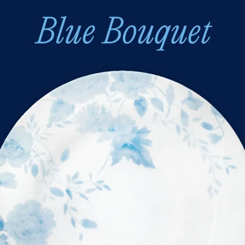 Alternative view of Corelle® Versatile Blue Bouquet 8.5 Lunch Plate, 6-pack