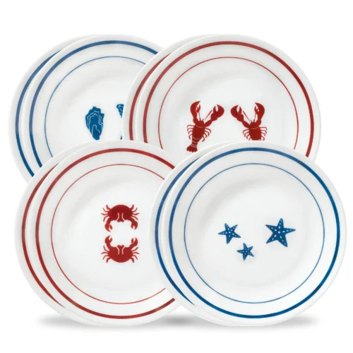 Corelle® Versatile Rockland Harbor 6.75 Appetizer Plate, 8-pack