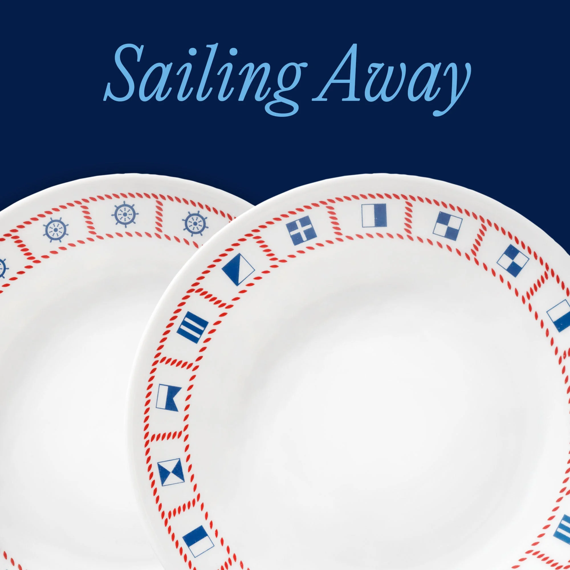 Corelle® Versatile Sailing Away 6.75 Appetizer Plate, 8-pack - Image 2