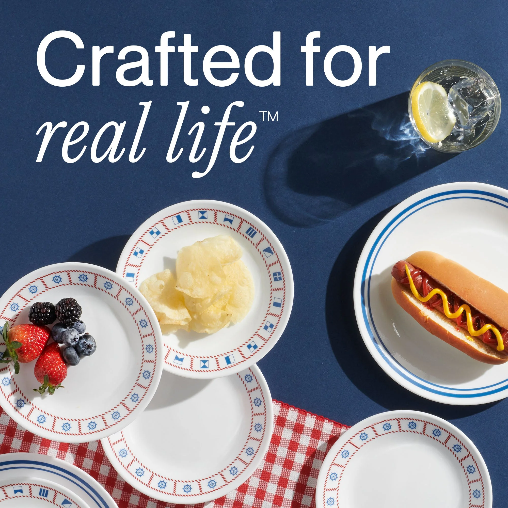 Corelle® Versatile Sailing Away 6.75 Appetizer Plate, 8-pack - Image 7