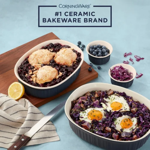 Alternative view of Corelle Corningware CorningWare® French Colors 10-piece Oval Bakeware Set, Navy